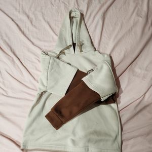 Warm brown paw hoodie